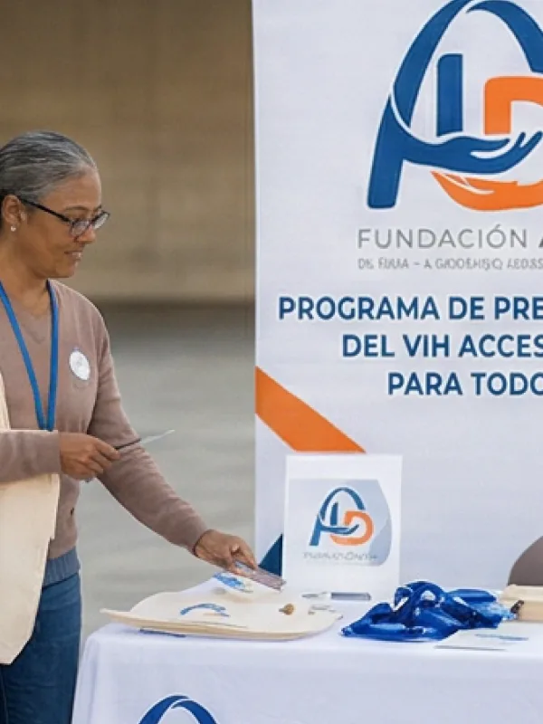 Persona recibiendo atención en clínica de salud